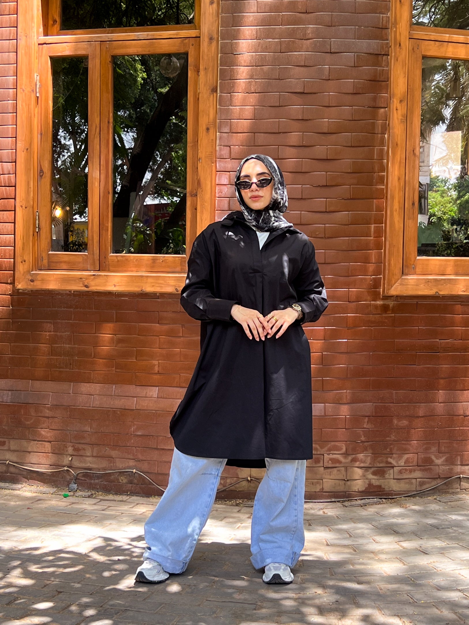 Oversized shirt - Black