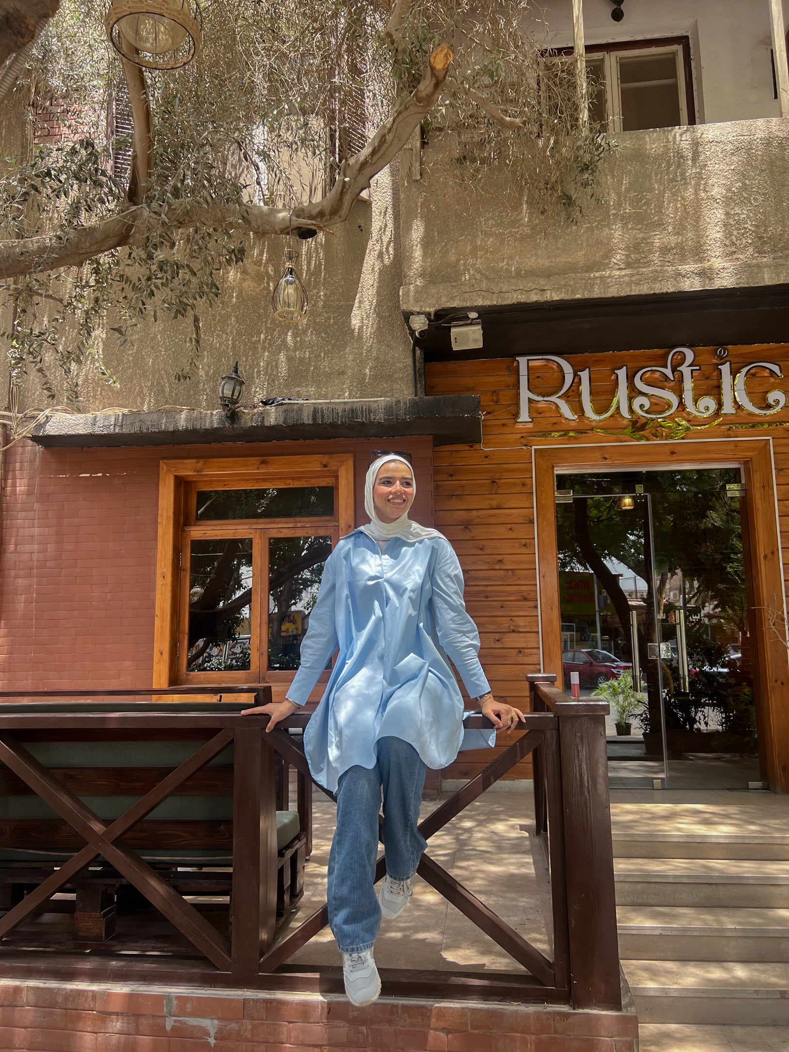 Oversized shirt - Baby Blue