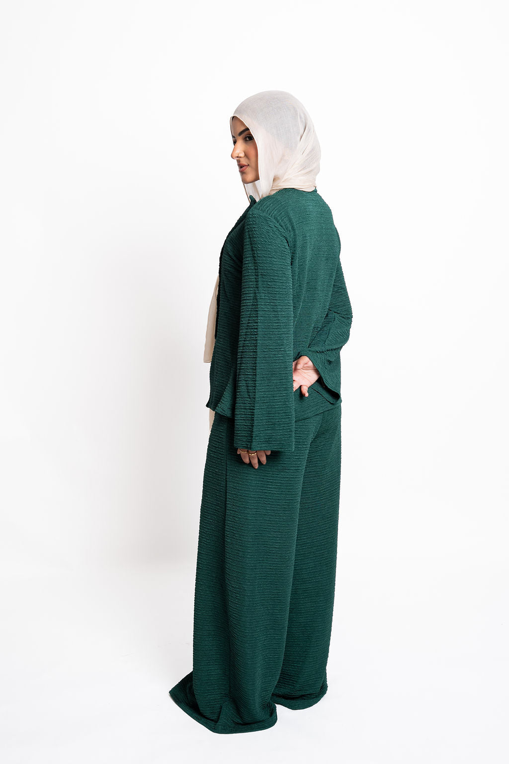 Asymmetric Draped set -Green