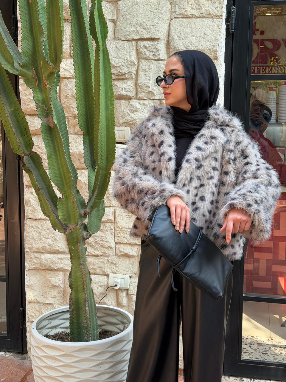 Wild Fur Jacket -Gray