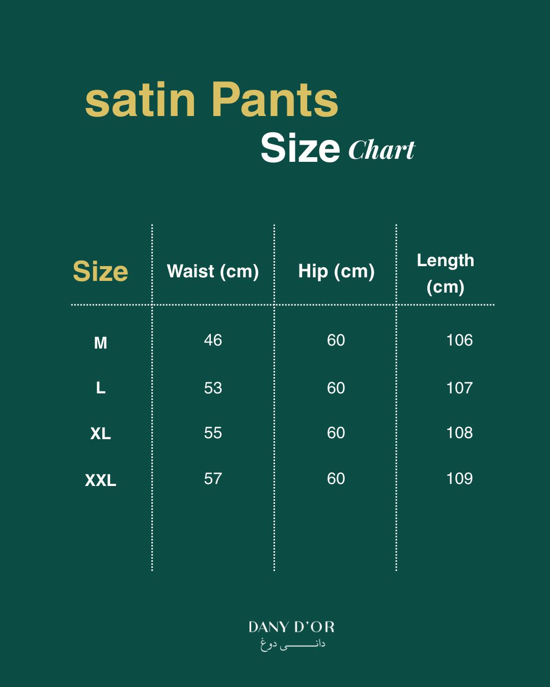 Satin Pants -White