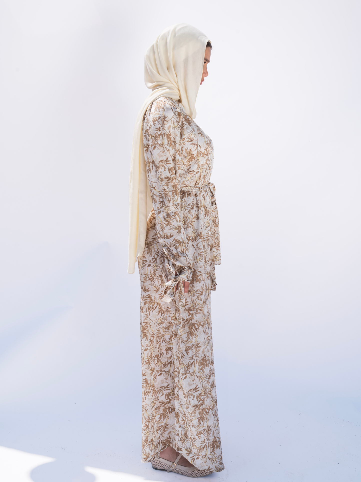 Spring Whisper Dress-Brown