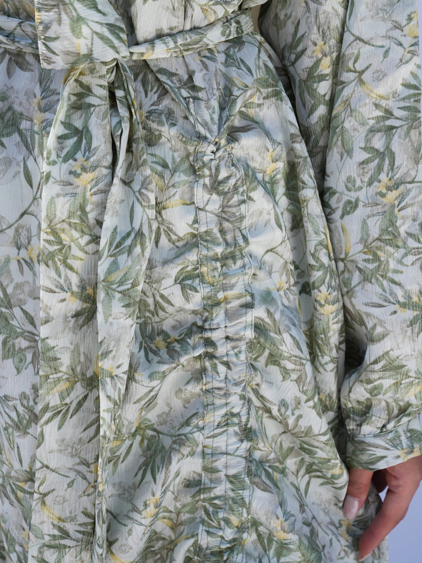 Spring Whisper Dress-Green