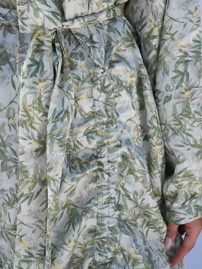Spring Whisper Dress-Green
