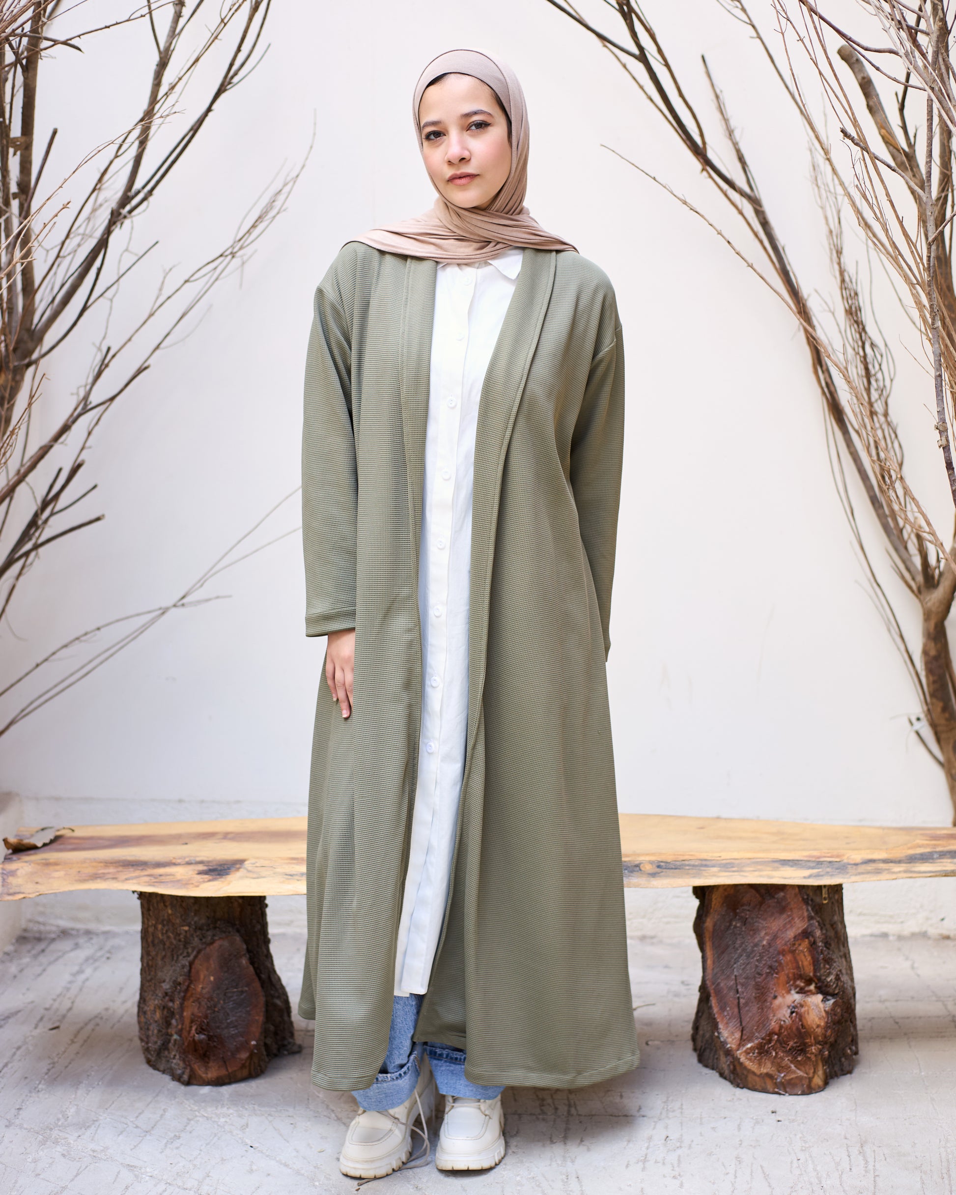 Basic Cardigan- Olive