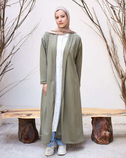 Basic Cardigan-Olive