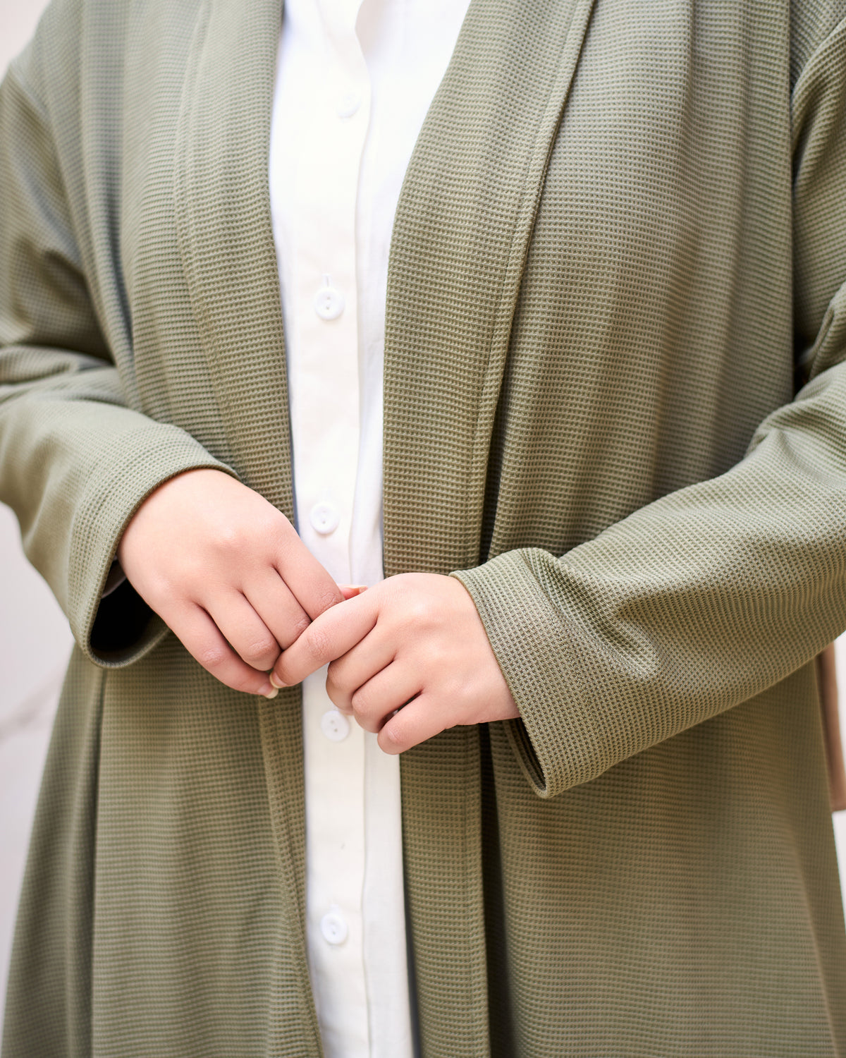 Basic Cardigan-Olive