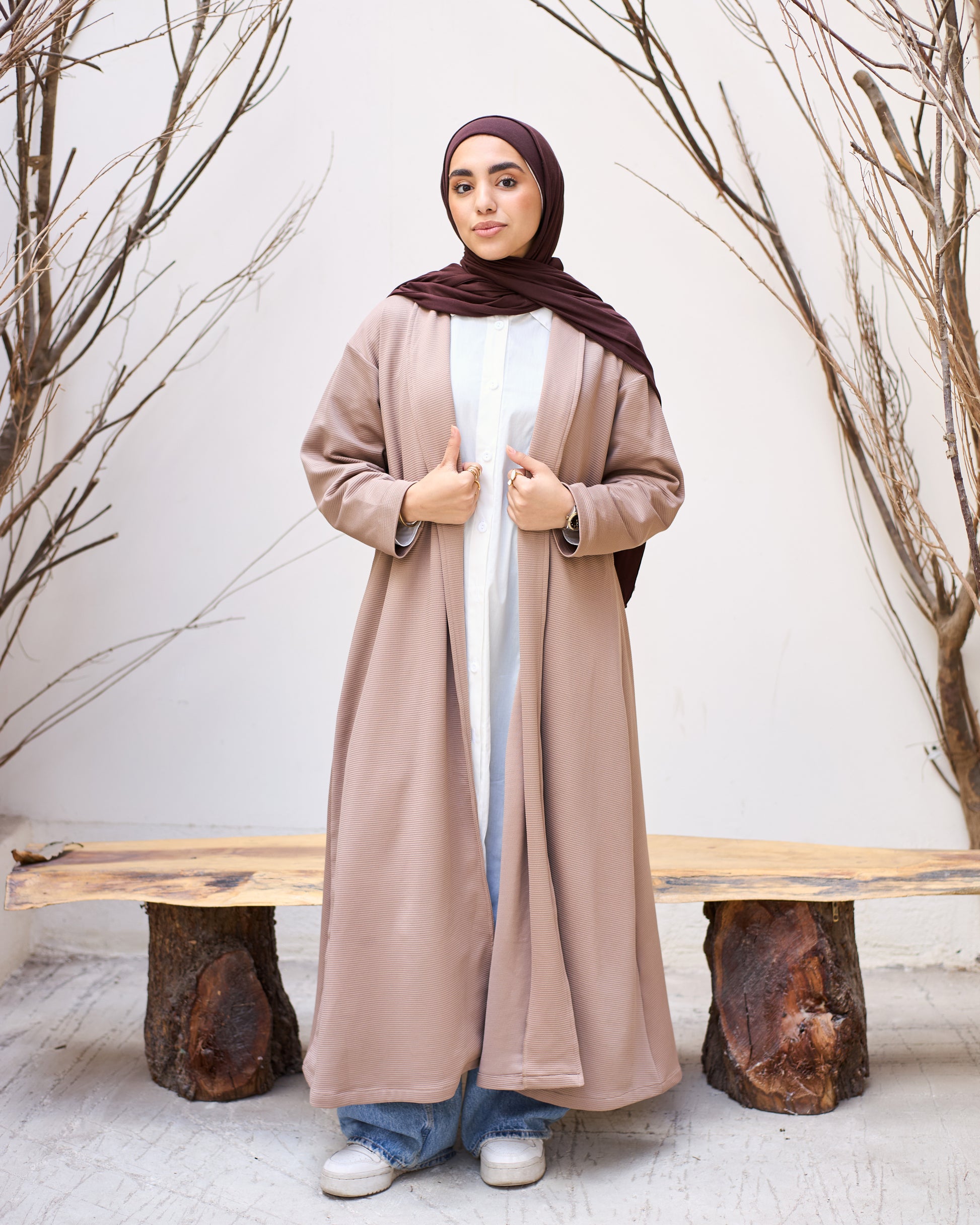 Basic Cardigan- Beige