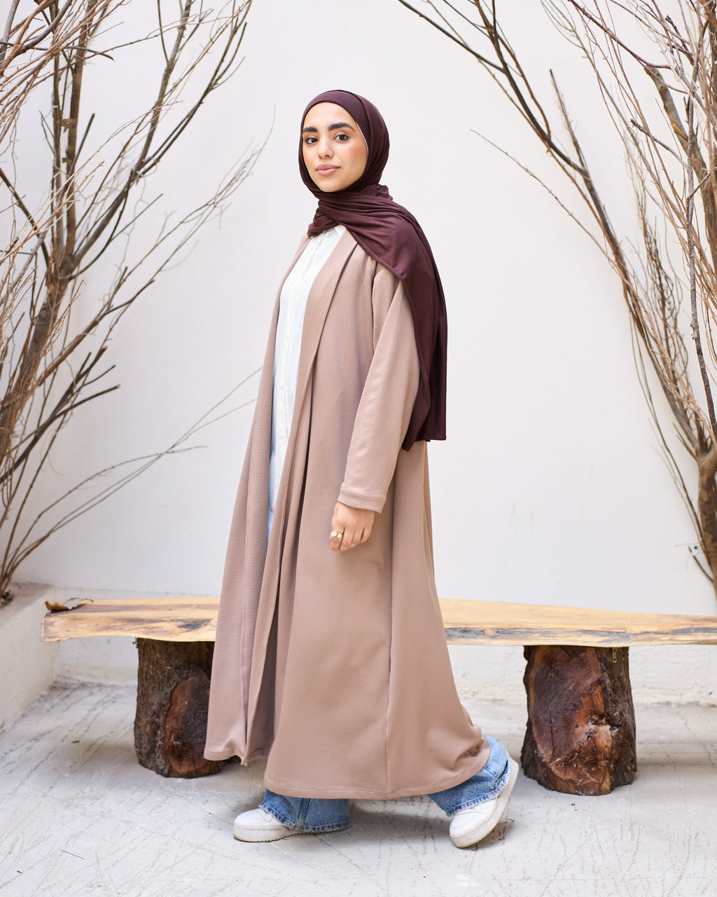 Basic Cardigan- Beige