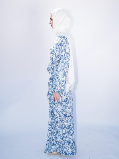 Spring Whisper Dress-Blue