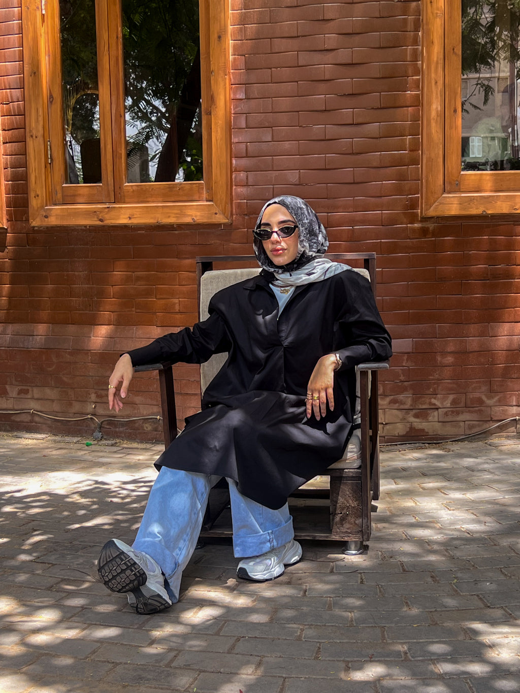 Oversized shirt - Black