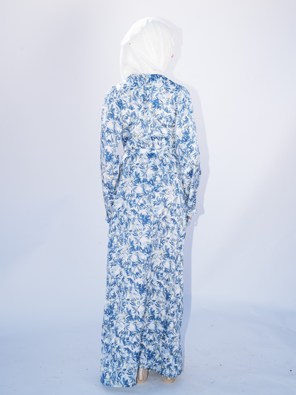 Spring Whisper Dress-Blue