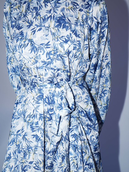 Spring Whisper Dress-Blue