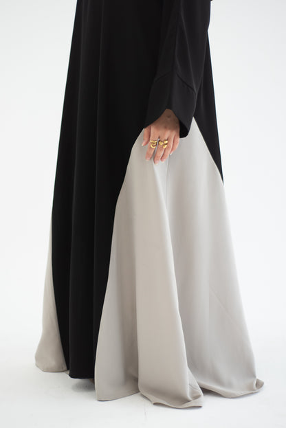 عباية كريب - أسود