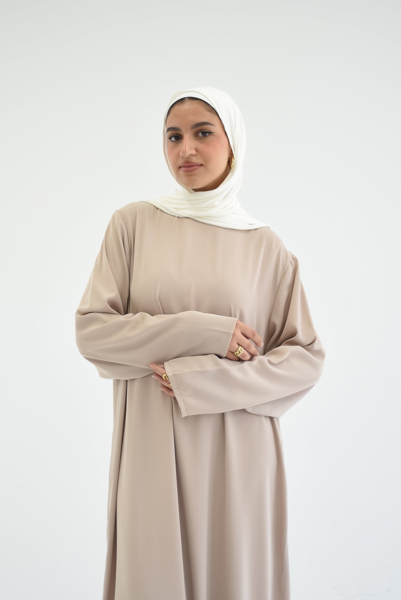Basic Abaya -Beige
