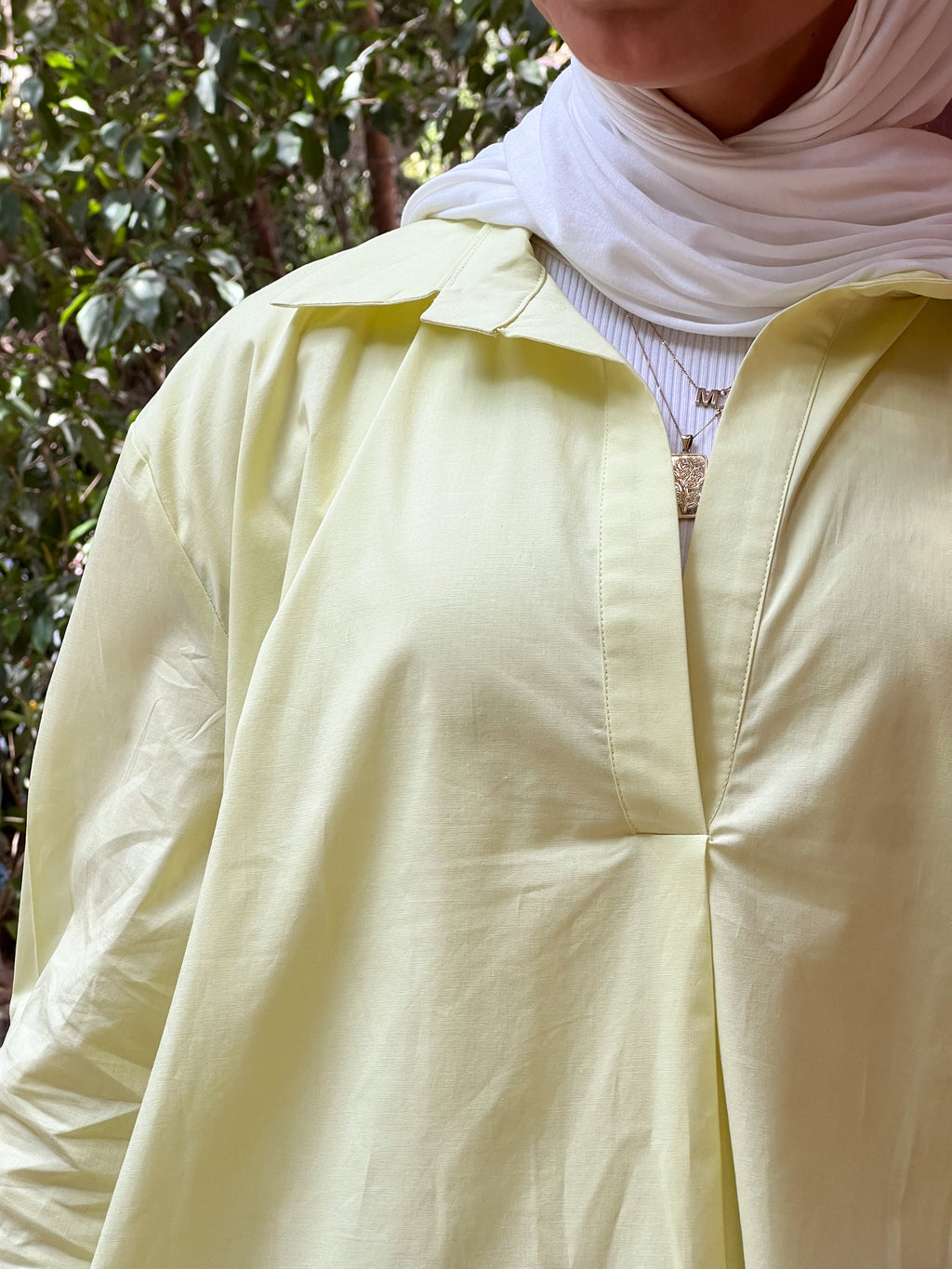 Oversized shirt - yellow