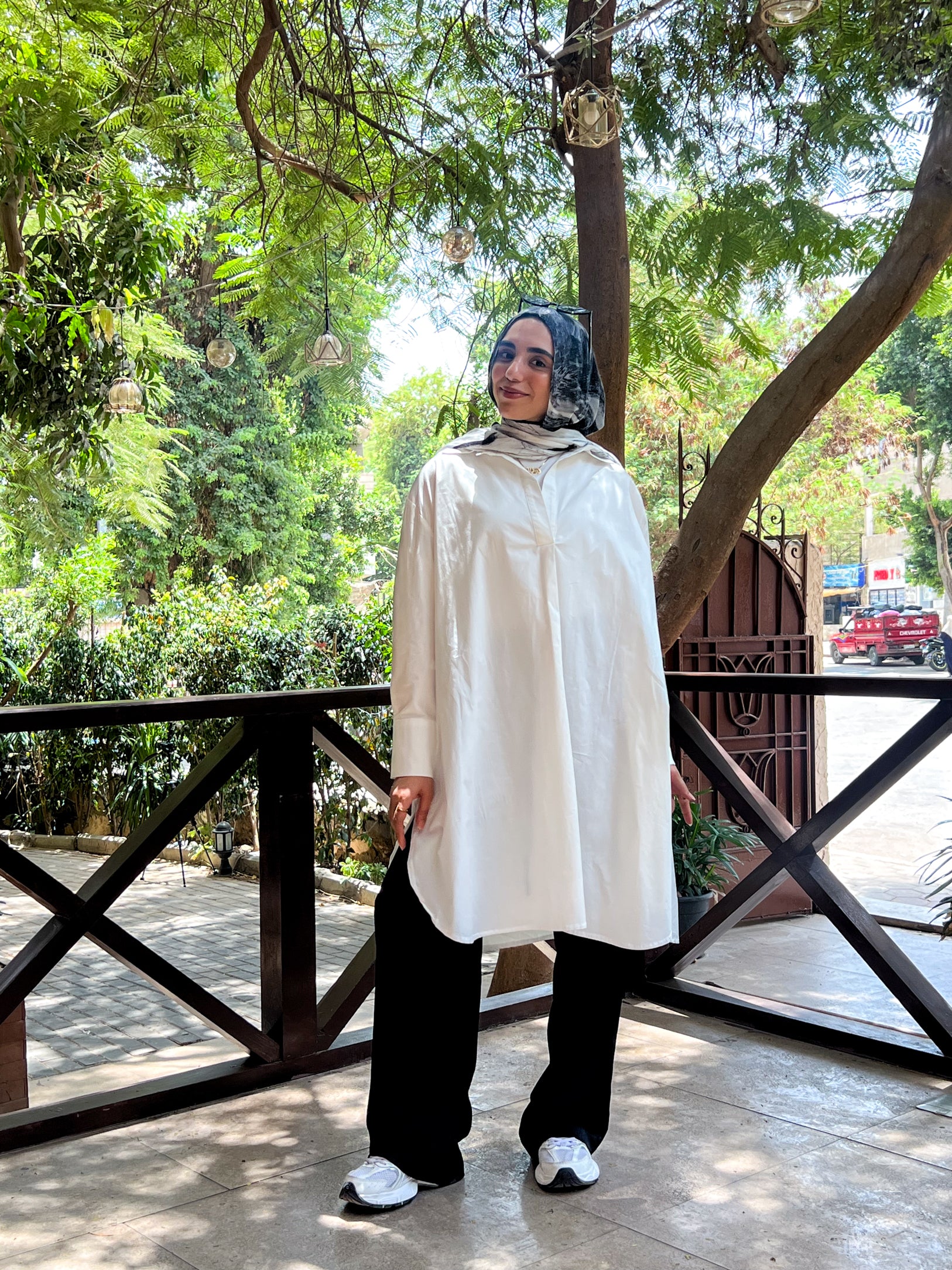 Oversized shirt - White