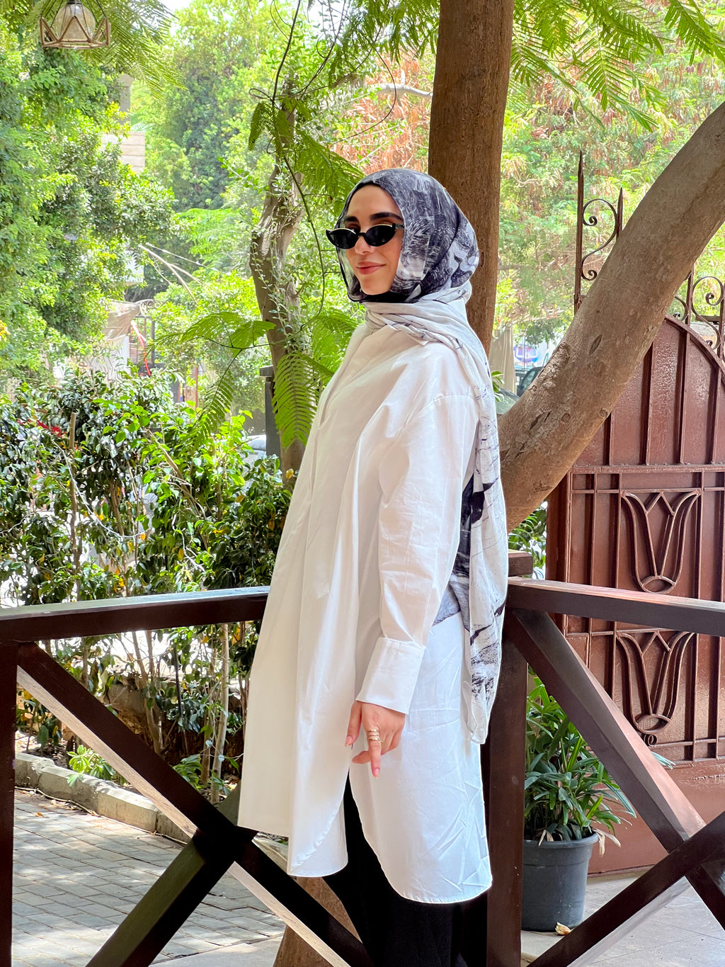 Oversized shirt - White