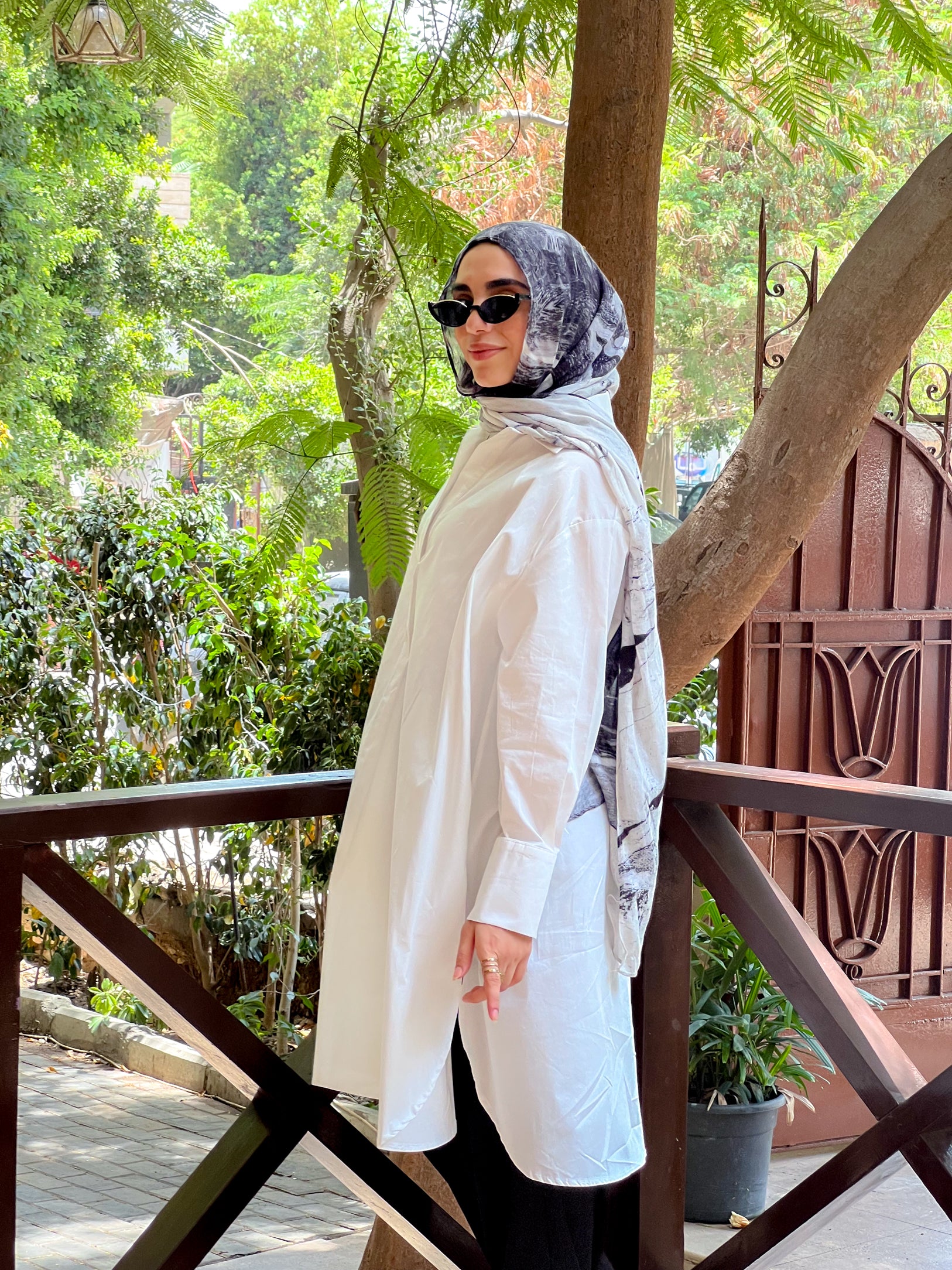 Oversized shirt - White