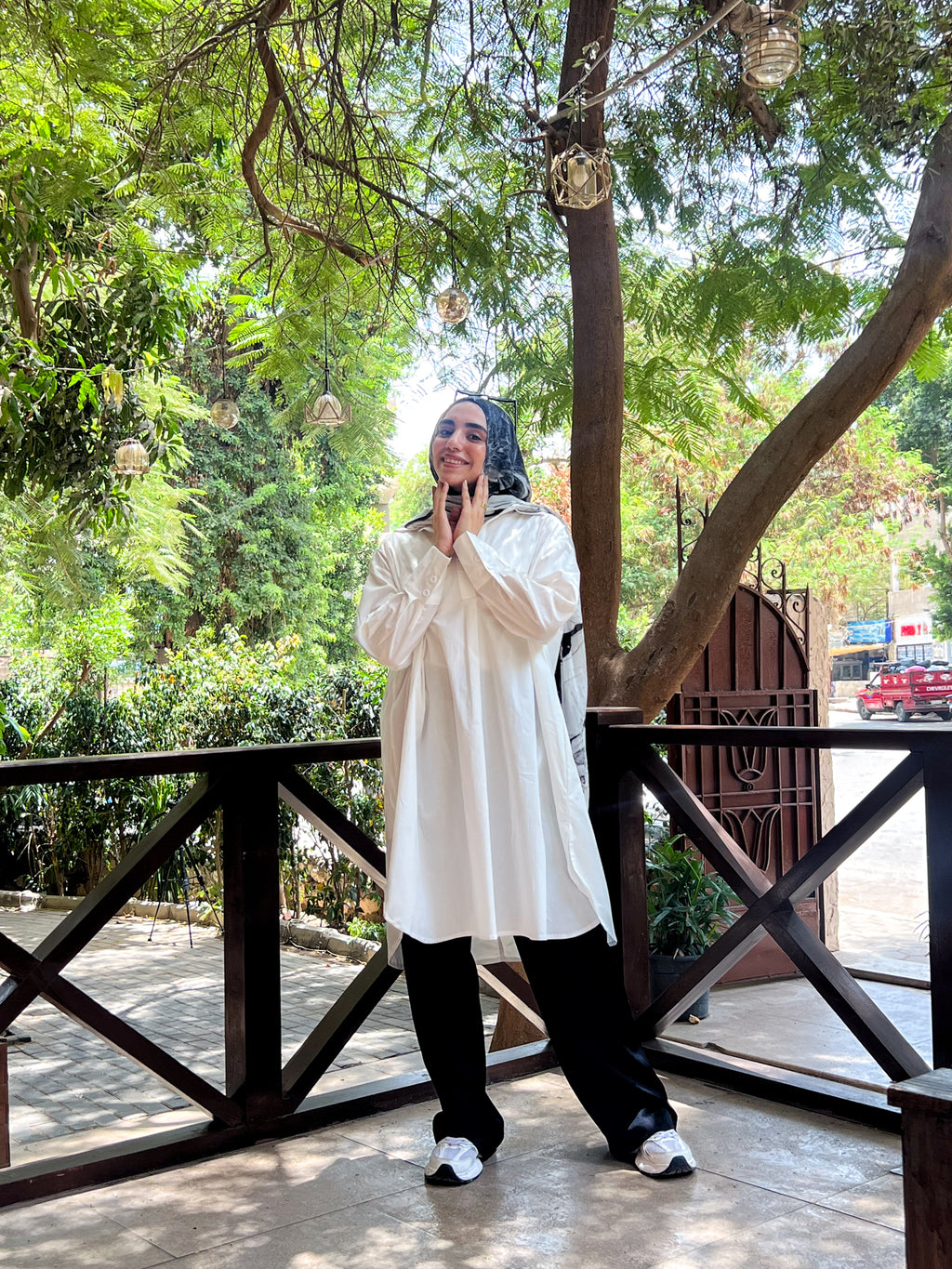 Oversized shirt - White