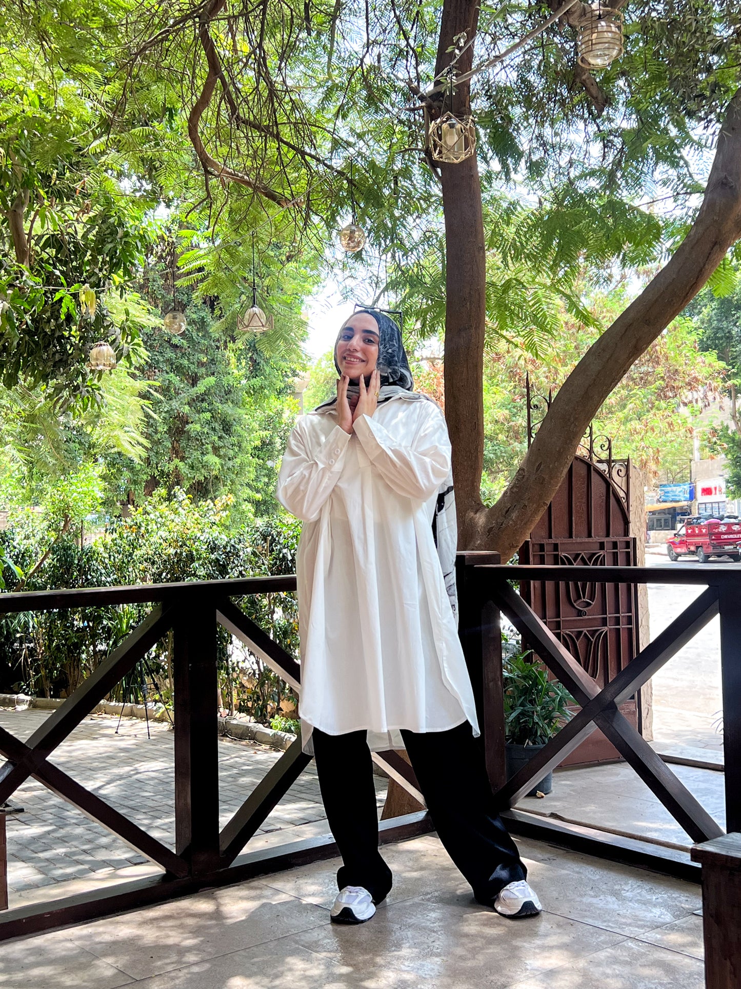 Oversized shirt - White