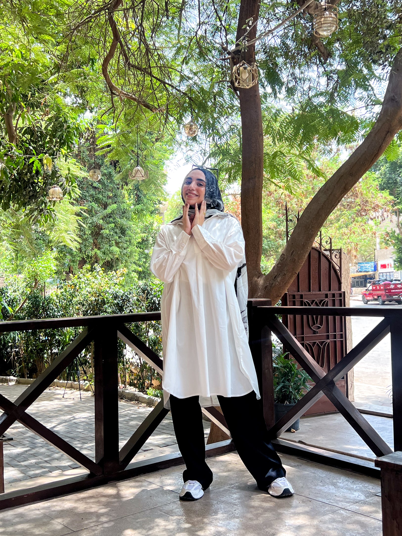 Oversized shirt - White