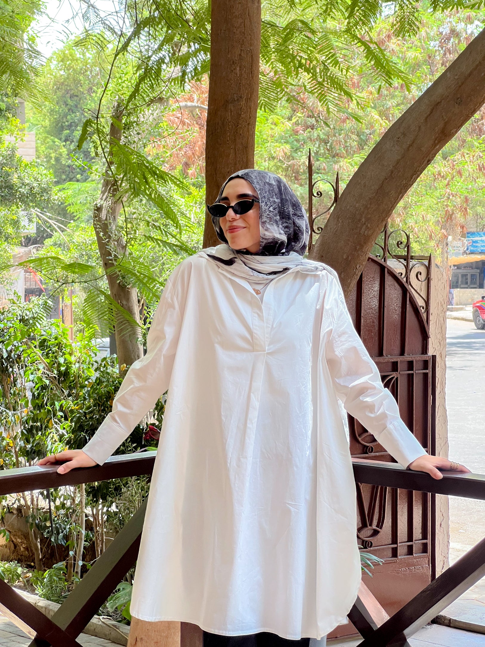Oversized shirt - White