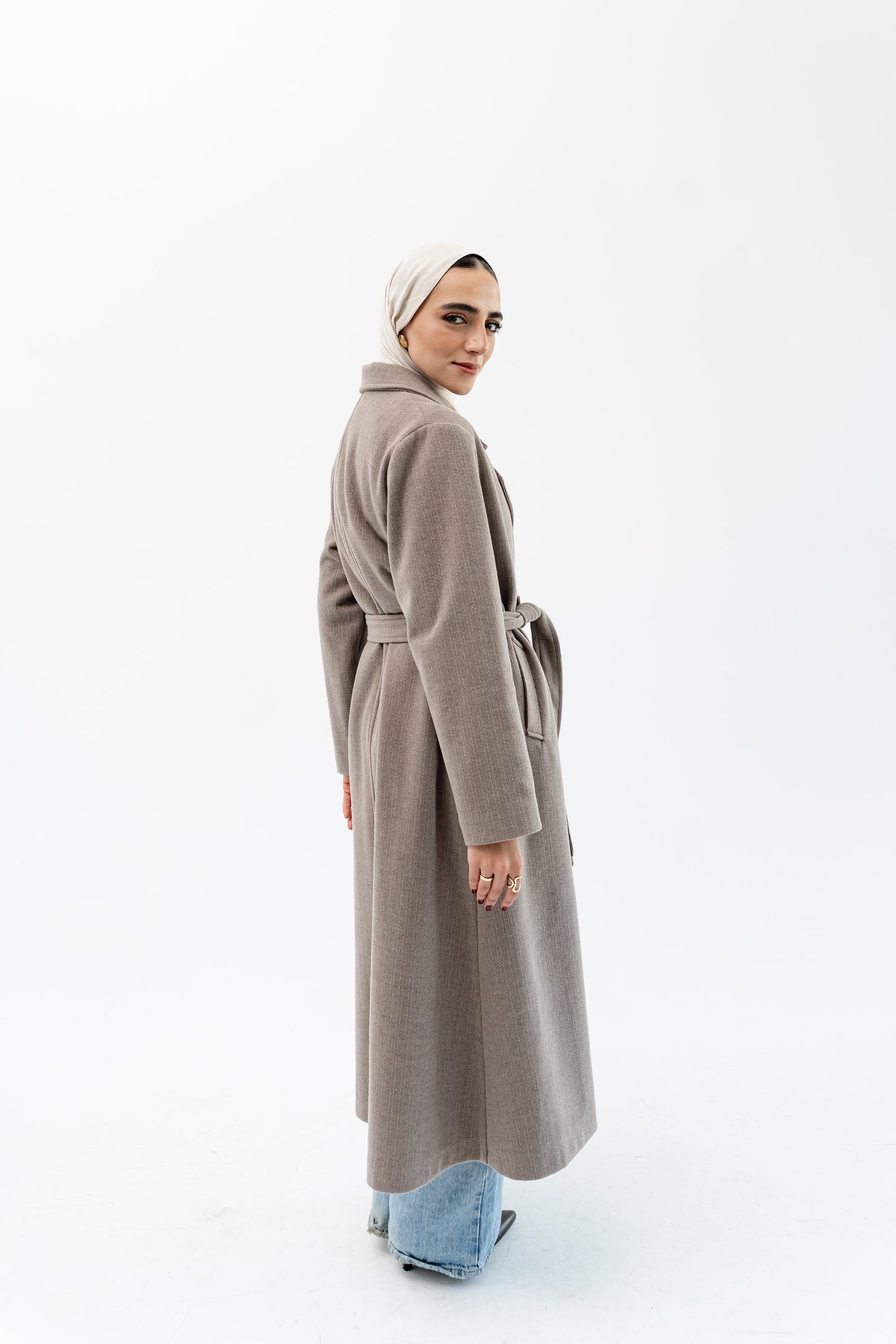 Classic Long Coat -Coffe