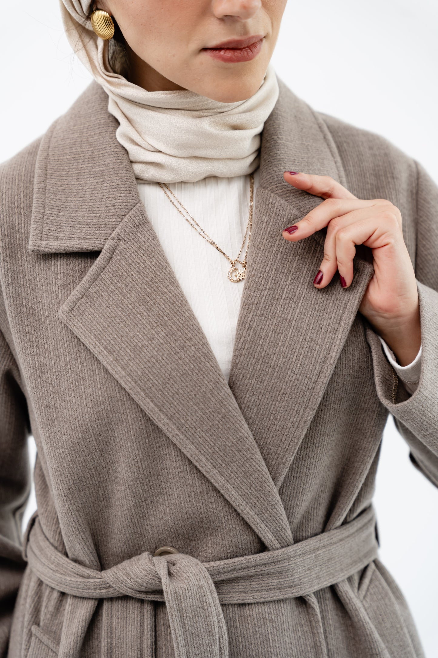 Classic Long Coat -Coffe