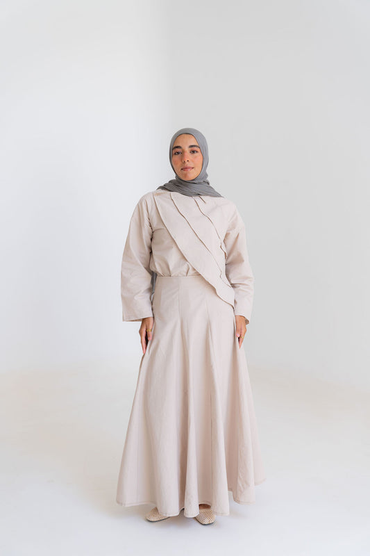 Minimal Flowy Set-Beige
