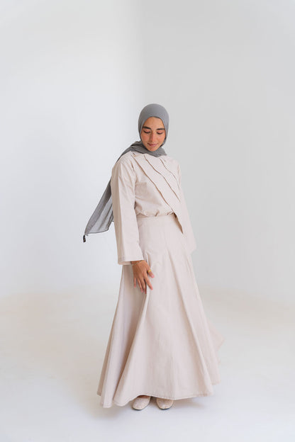 Minimal Flowy Set-Beige