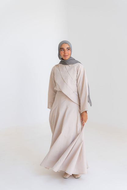 Minimal Flowy Set-Beige