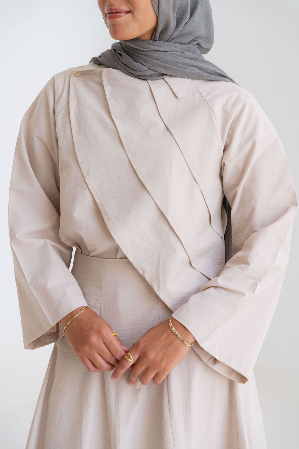 Minimal Flowy Set-Beige