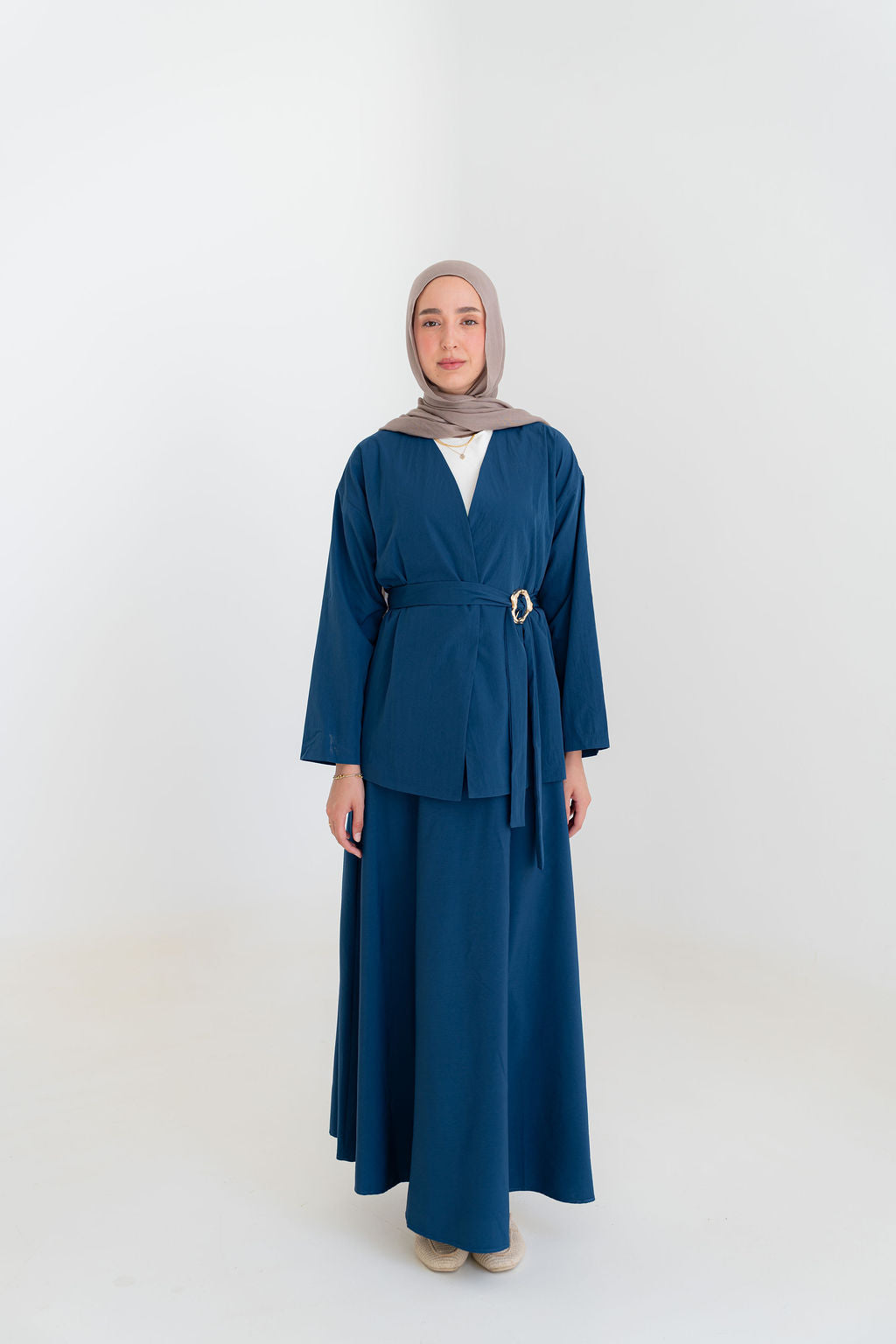 Classic Flowy Set-Blue
