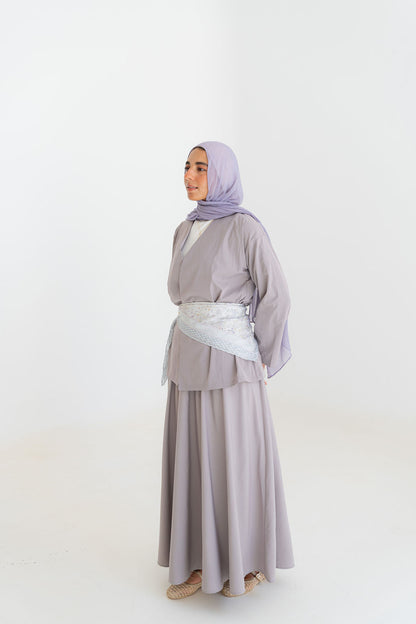 Classic Flowy Set-Gray