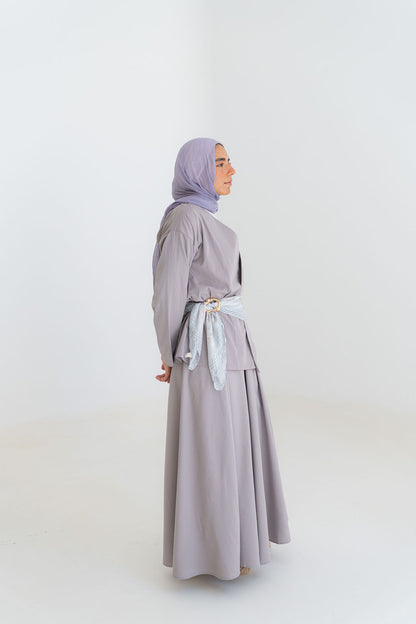 Classic Flowy Set-Gray