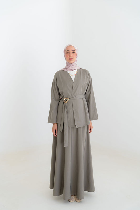 Classic Flowy Set-Olive