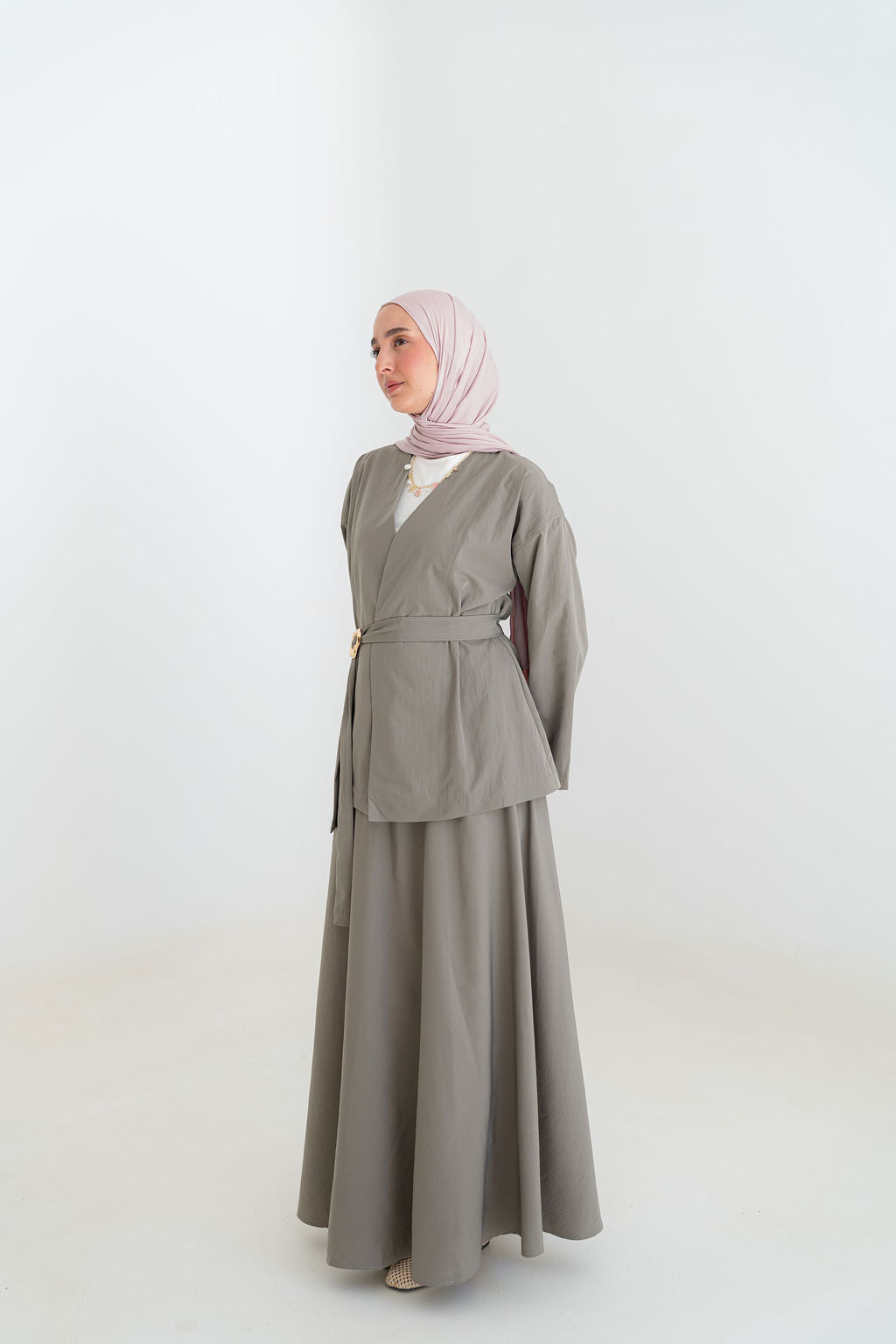 Classic Flowy Set-Olive