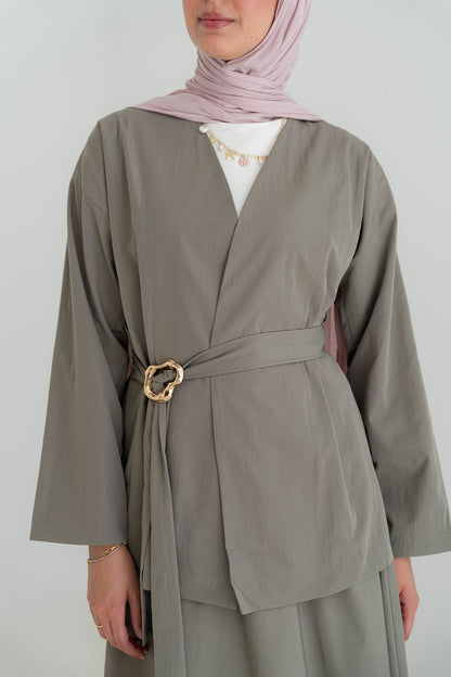 Classic Flowy Set-Olive