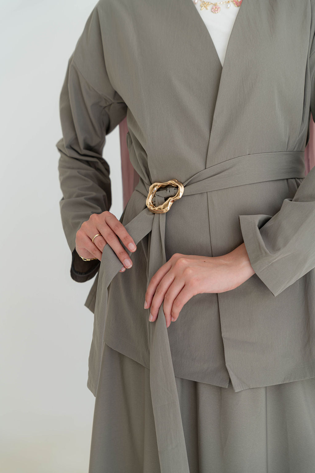 Classic Flowy Set-Olive