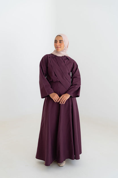 Minimal Flowy Set-Burgundy