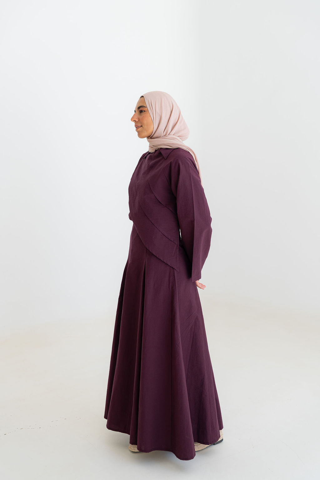 Minimal Flowy Set-Burgundy