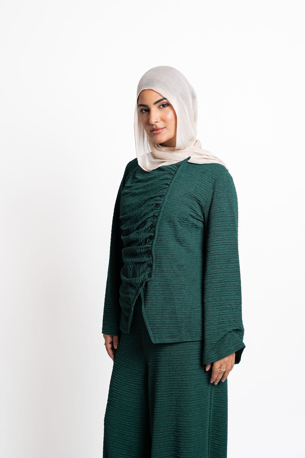 Asymmetric Draped set -Green