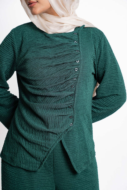 Asymmetric Draped set -Green
