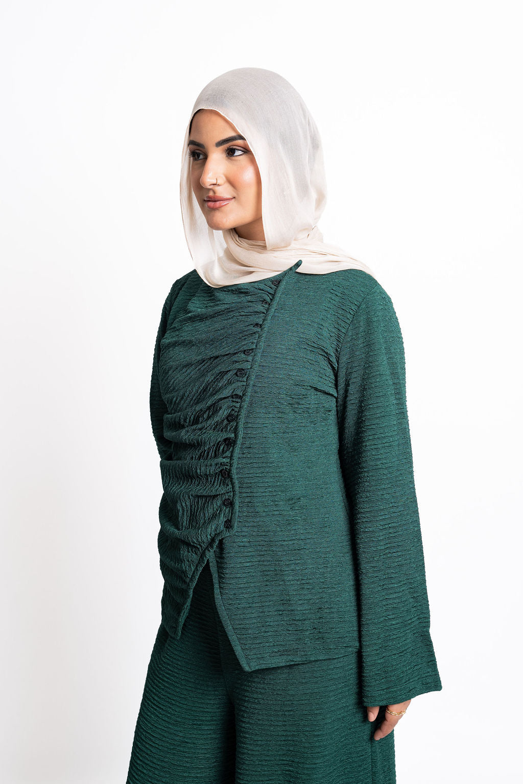 Asymmetric Draped set -Green