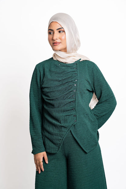 Asymmetric Draped set -Green