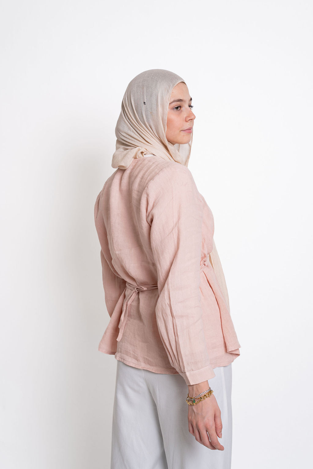 Linen Blouse - Pink