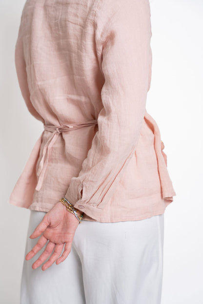 Linen Blouse - Pink
