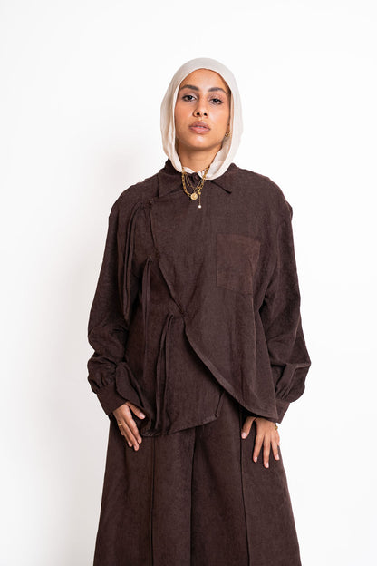Flow Tie Set -Brown