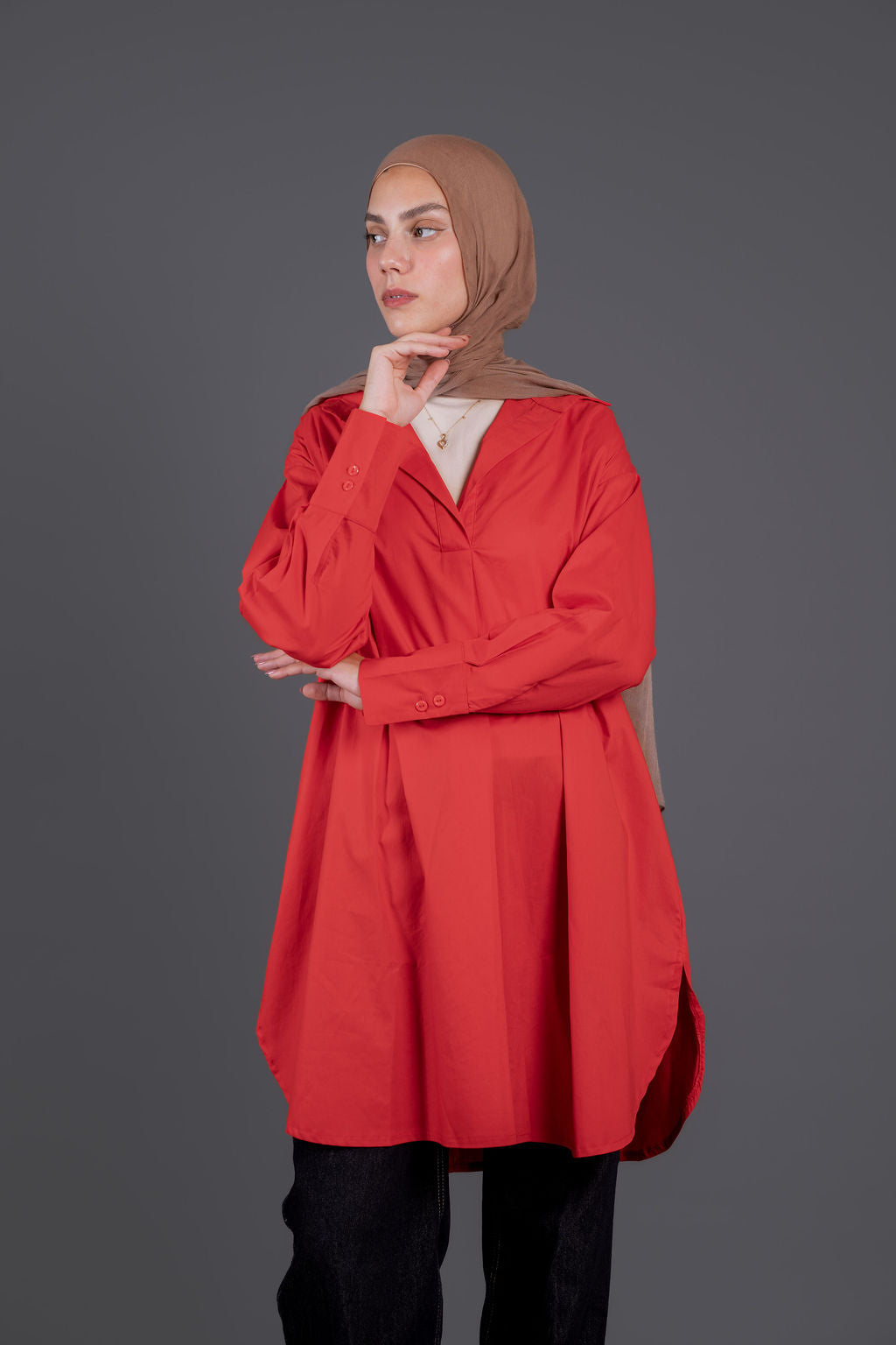 Relaxed Fit Shirt - Red
